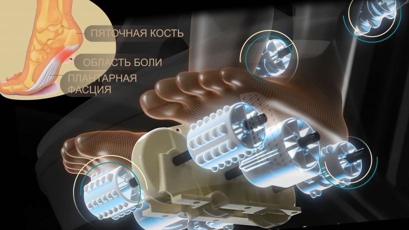 Массажное кресло Bodo Mesa Light Gray